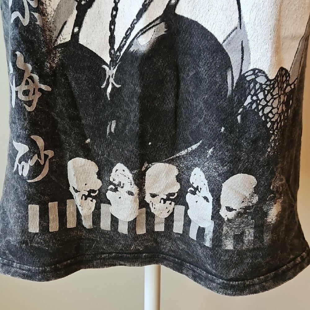 Death Note Misa Graphic Black And Gray T-Shirt Size Medium - Picture 2 of 6